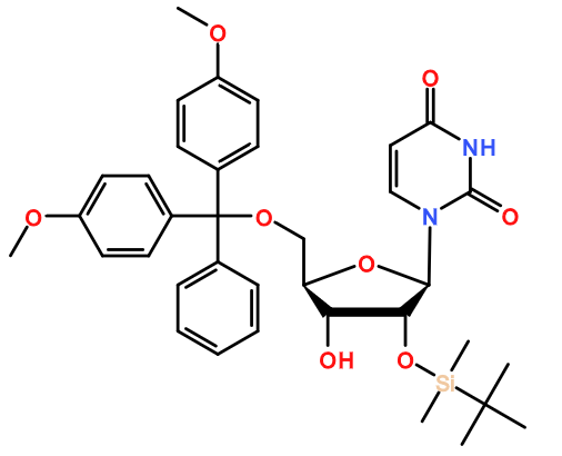 (image for) MC080615 2'-O-tert-Butyldimethylsilyl-5'-O-DMT-uridine
